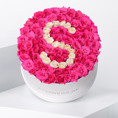 Pink Letter Hatbox