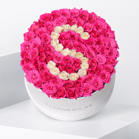 Congratulations Pink Letter Hatbox