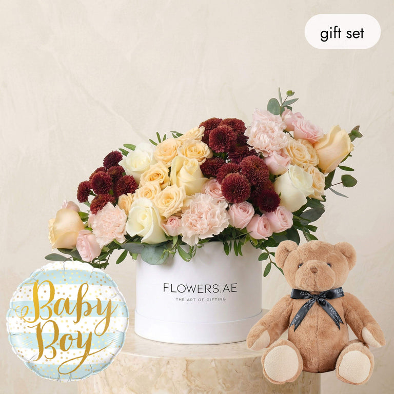 Baby Petite Dune Hatbox (Gift Set)
