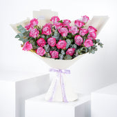25 Purple Roses