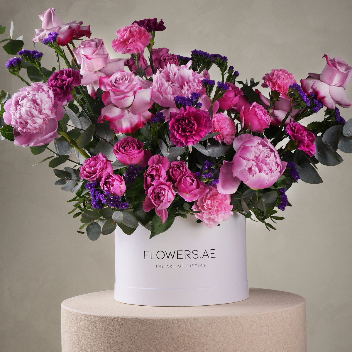 Purple Peony Hatbox