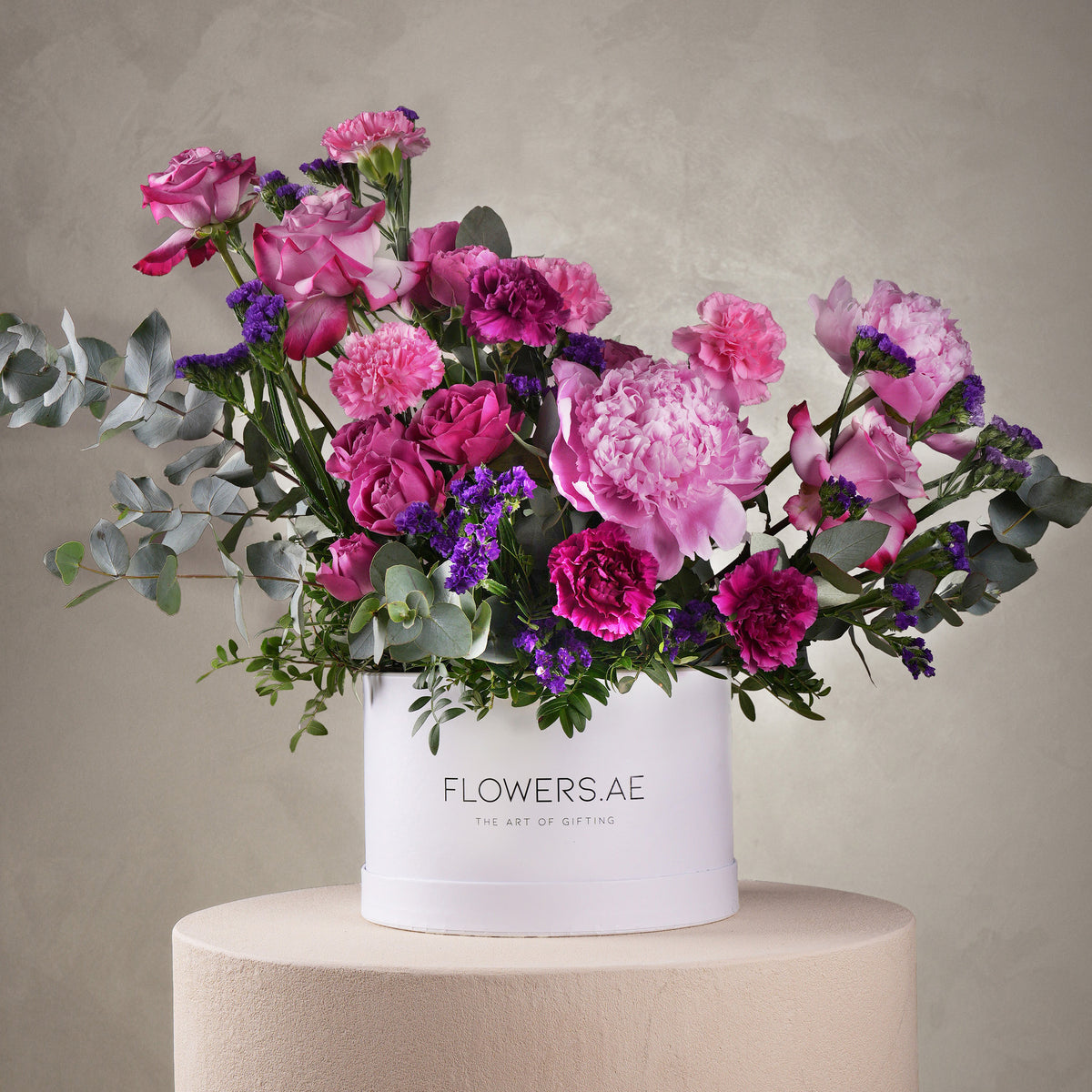 Purple Peony Hatbox