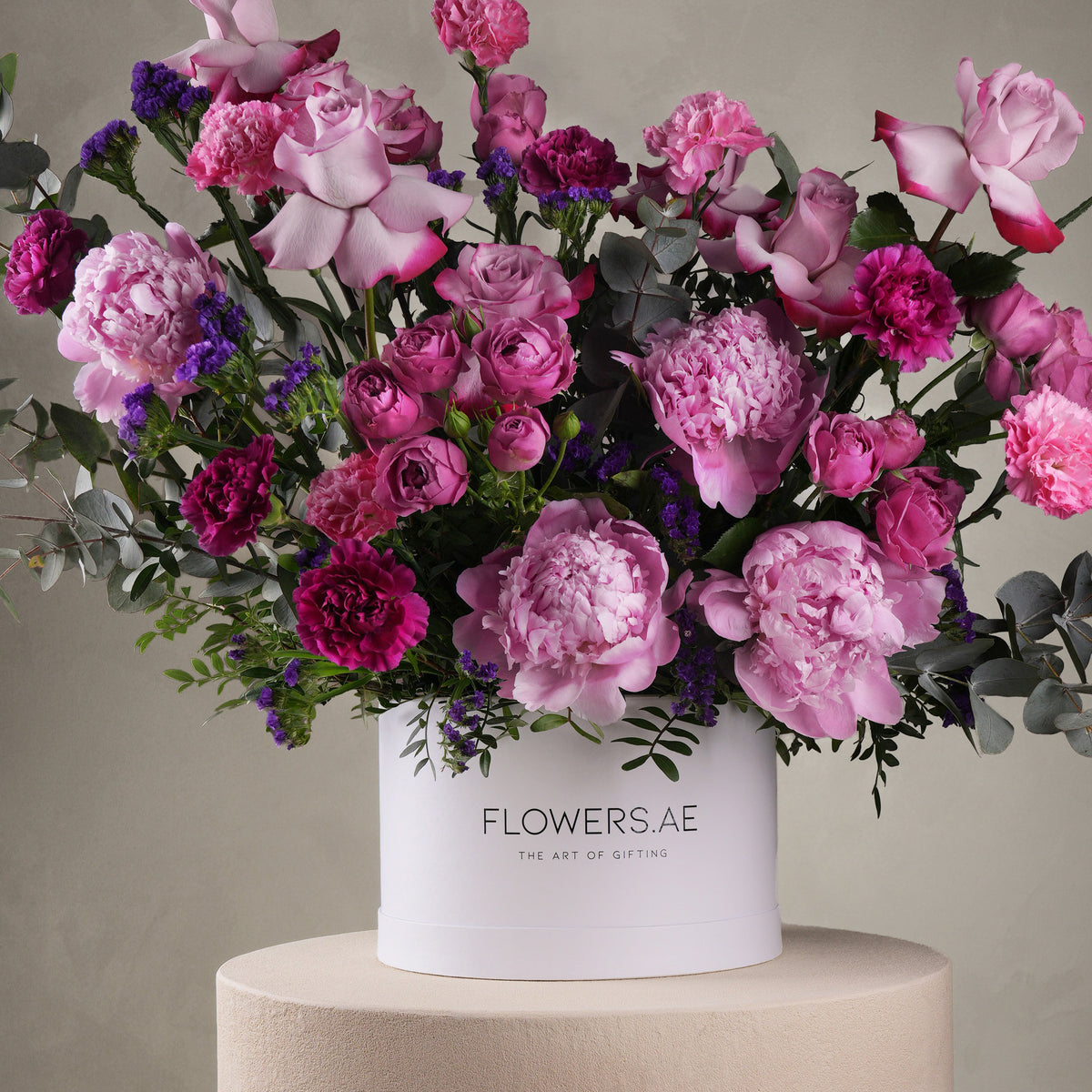 Purple Peony Hatbox