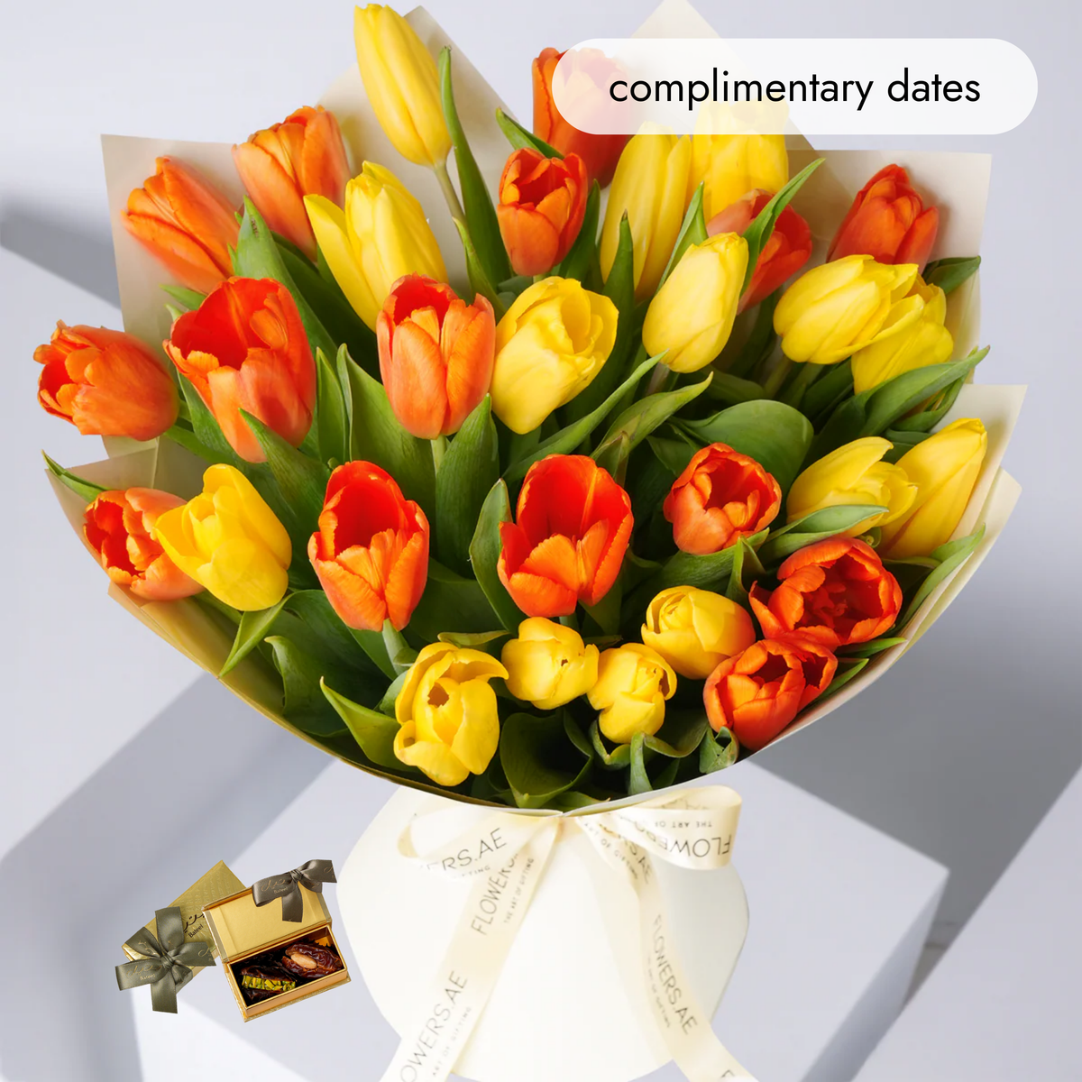 Eid Luxury Golden Tulips