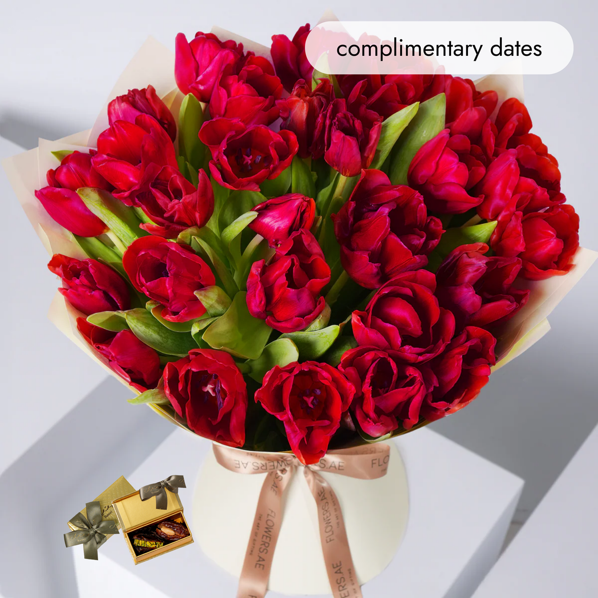 Eid Luxury Red Tulips