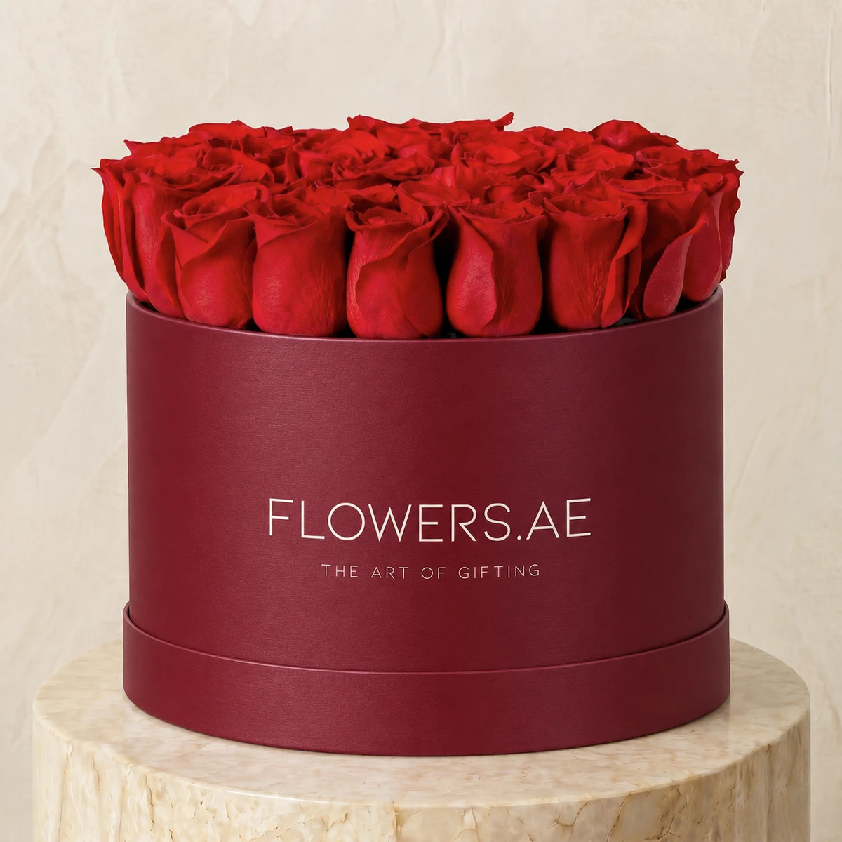 Red Roses Hatbox