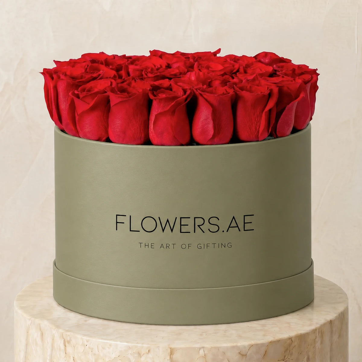 Red Roses Hatbox