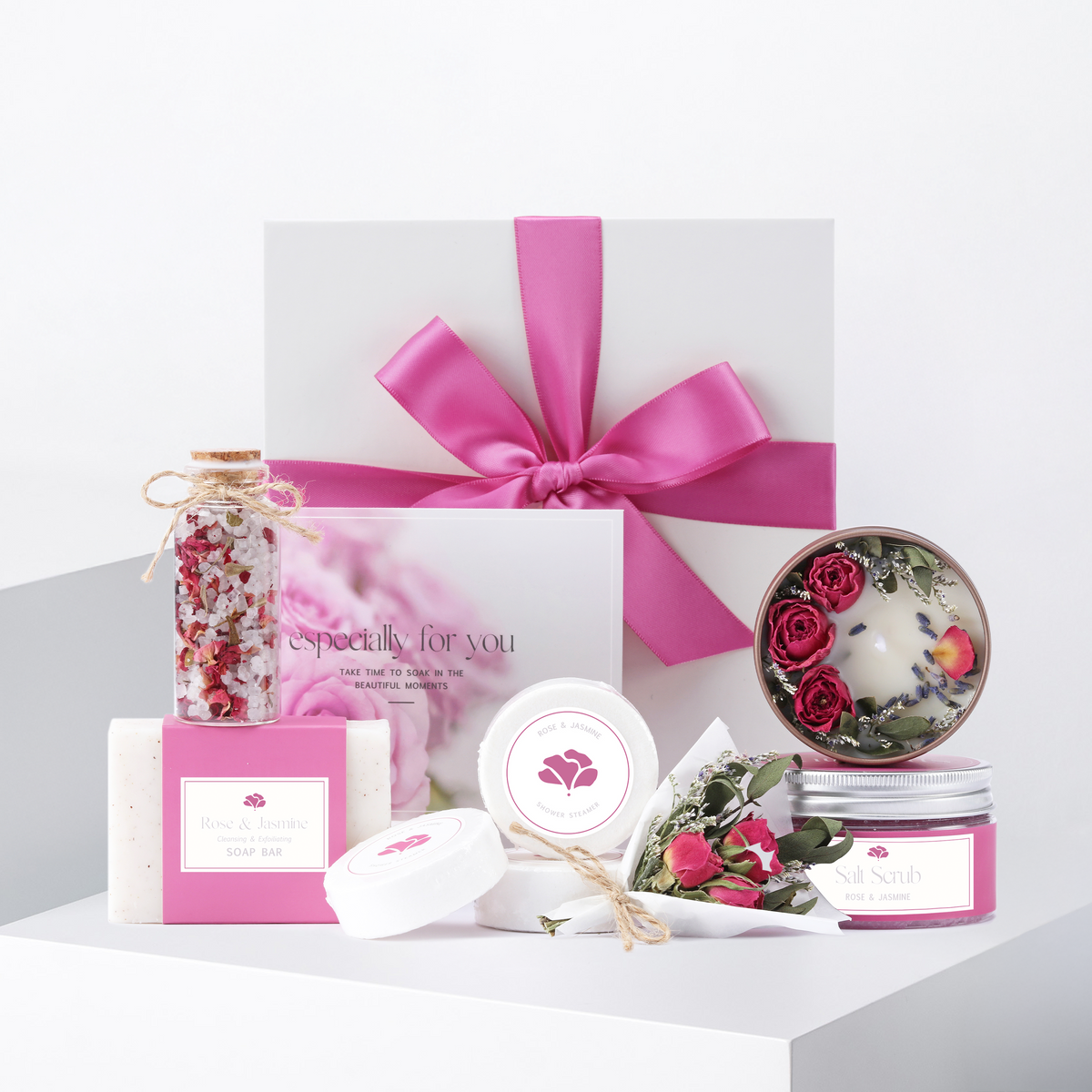 Mother's Day Pink Delight Basket (Gift Set)