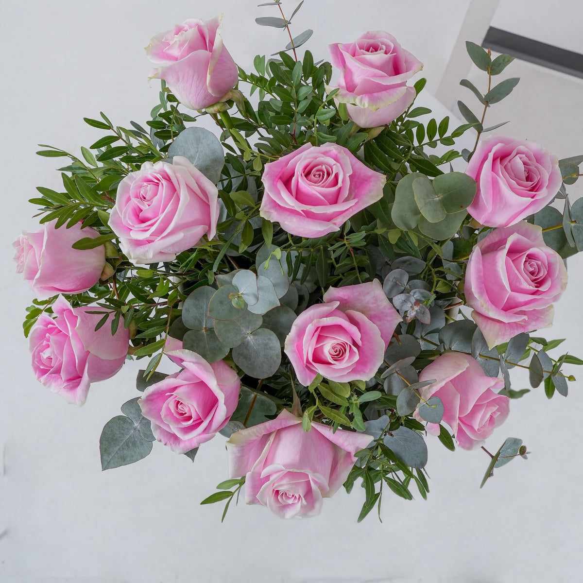 Pink Roses with greens