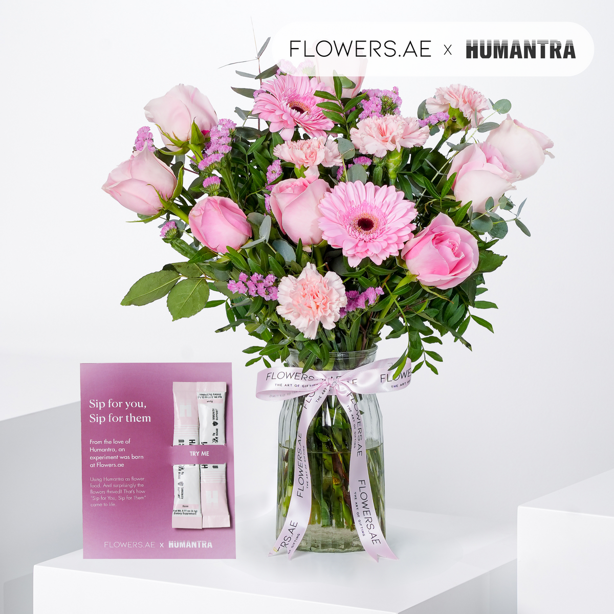 Pink Perfection Glass Vase