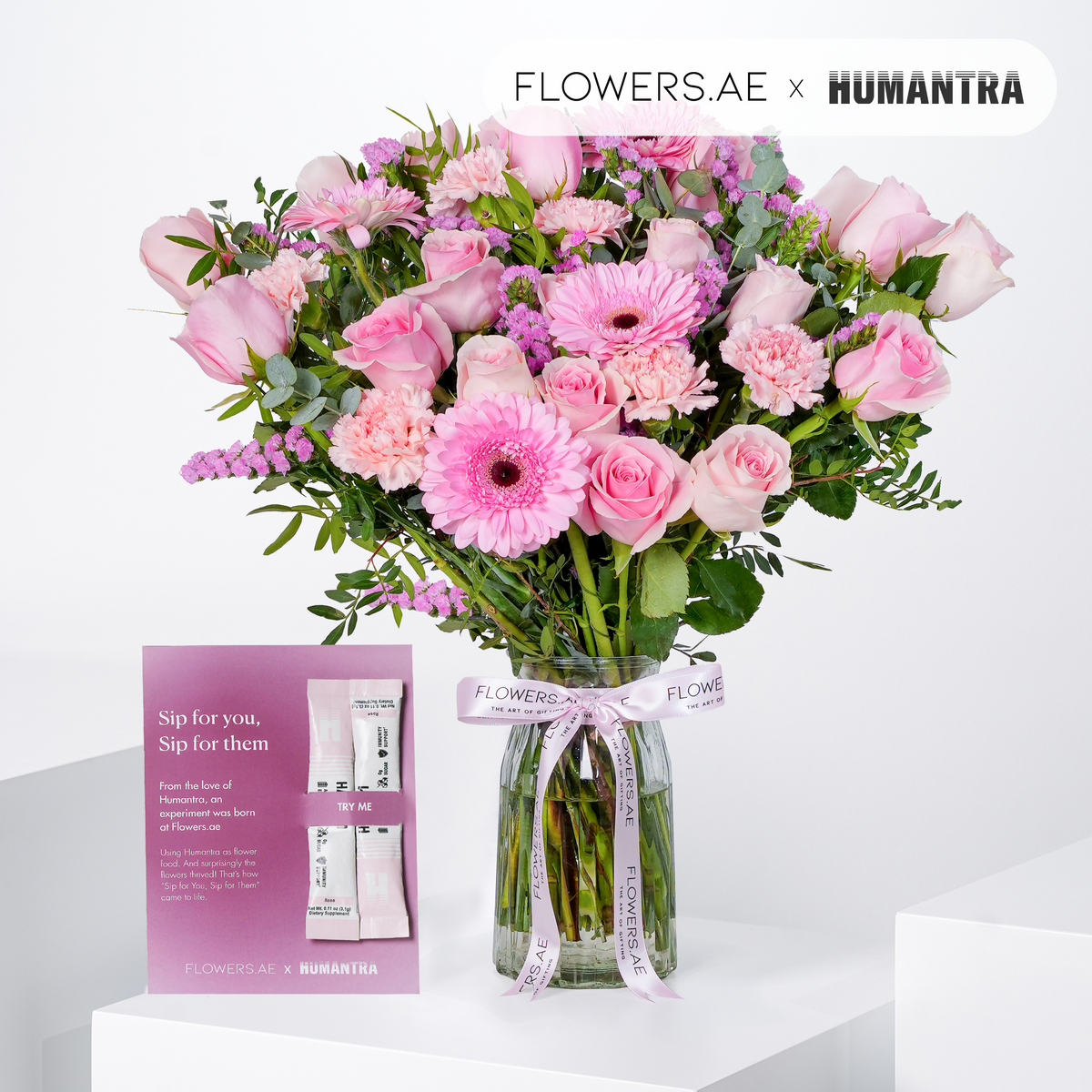 Pink Perfection Glass Vase