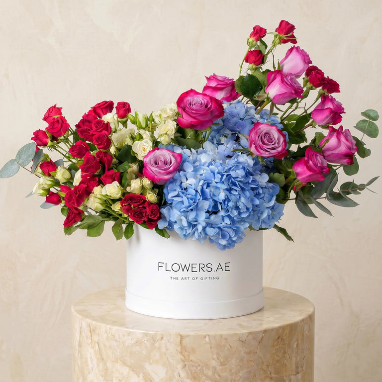 Florence Blue Hatbox