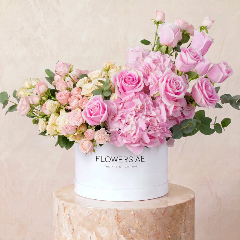 Baby Florence Pink Hatbox