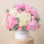 Baby Heavenly Pinks  Hatbox