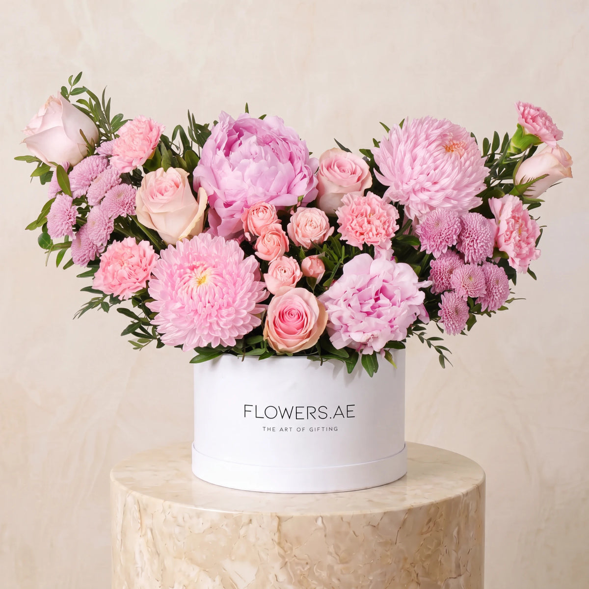Pink Peony Hatbox