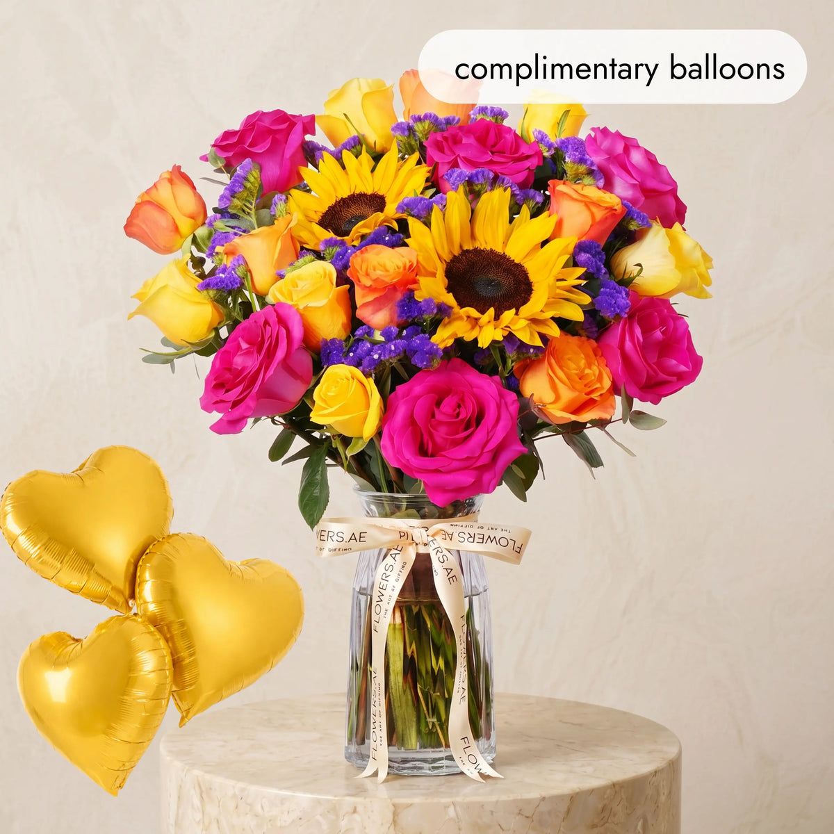 Vibrant Glass Vase