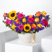 Congratulations Vibrant Vase