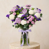Lilac Glass Vase