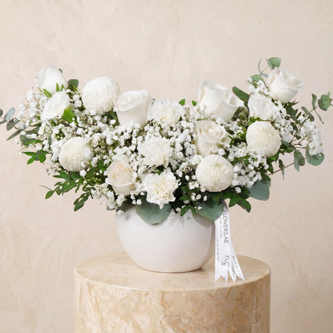 Congratulations Ivory Vase