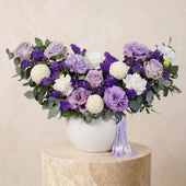 Congratulations Lilac Vase