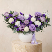 Congratulations Lilac Vase