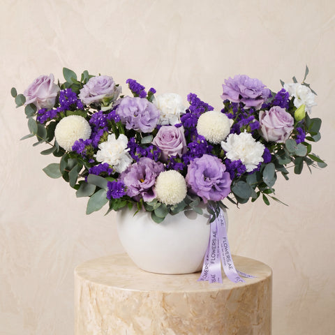 Congratulations Lilac Vase