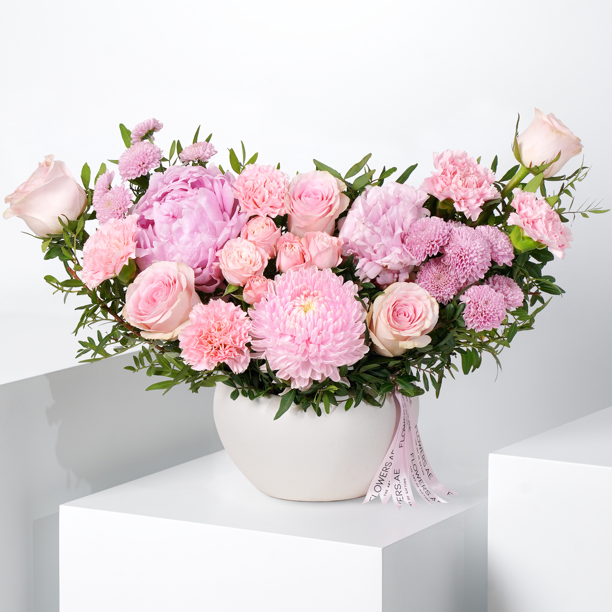 Pink Peony Vase