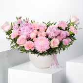 Pink Peony Vase