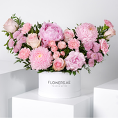 Pink Peony Hatbox