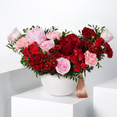 Rouge Peony Vase