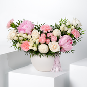 Soft Peony Vase