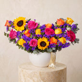 Congratulations Vibrant Vase