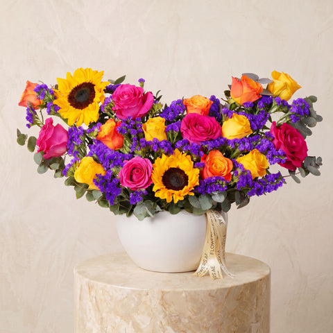 Congratulations Vibrant Vase