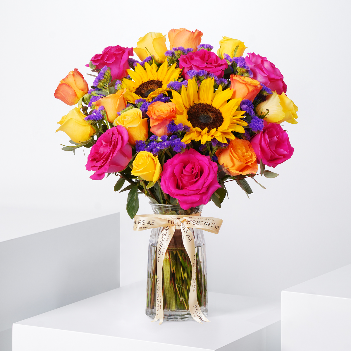 Vibrant Glass Vase