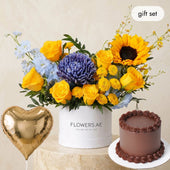 Birthday Petite Santorini Hatbox (Cake Gift Set)