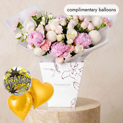 Congratulations Soft Peony