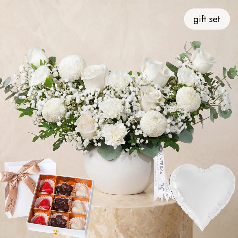Ivory Vase (Welcome Back Gift Set)
