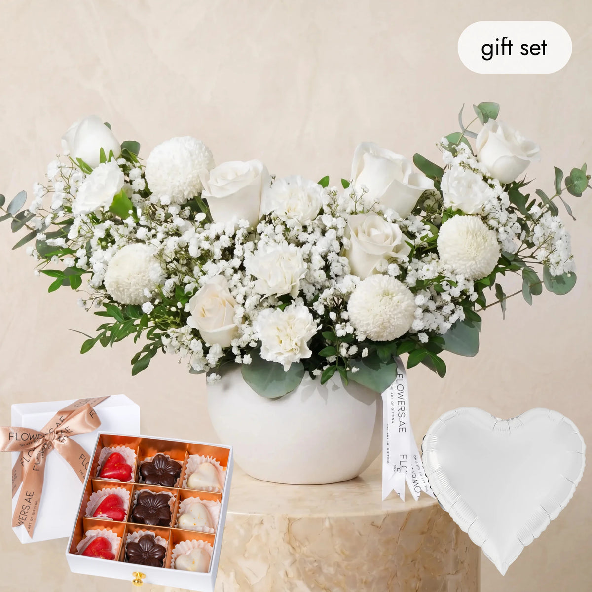Ivory Vase (Welcome Back Gift Set)