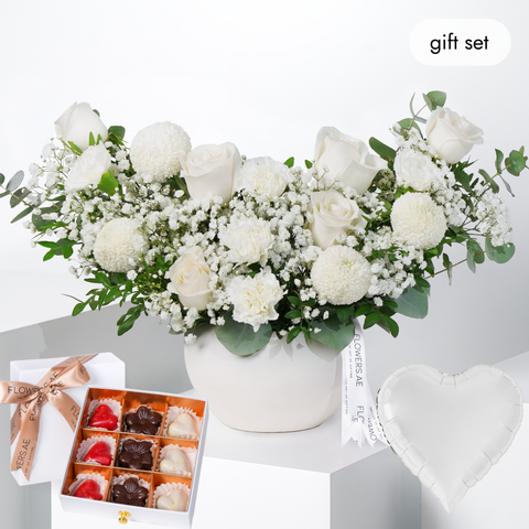 Ivory Vase (Welcome Back Gift Set)
