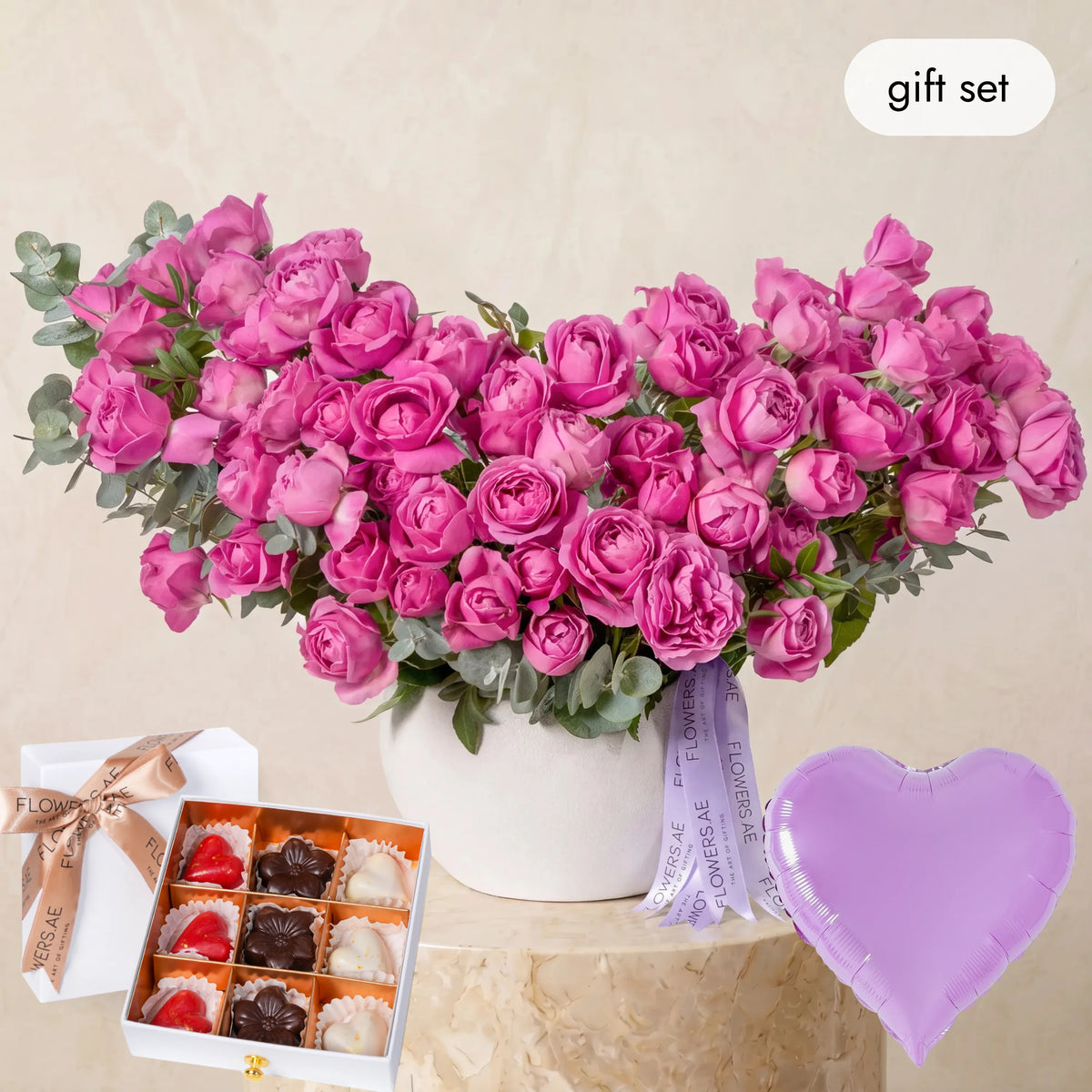 Misty Bubbles Vase (Welcome Back Gift Set)