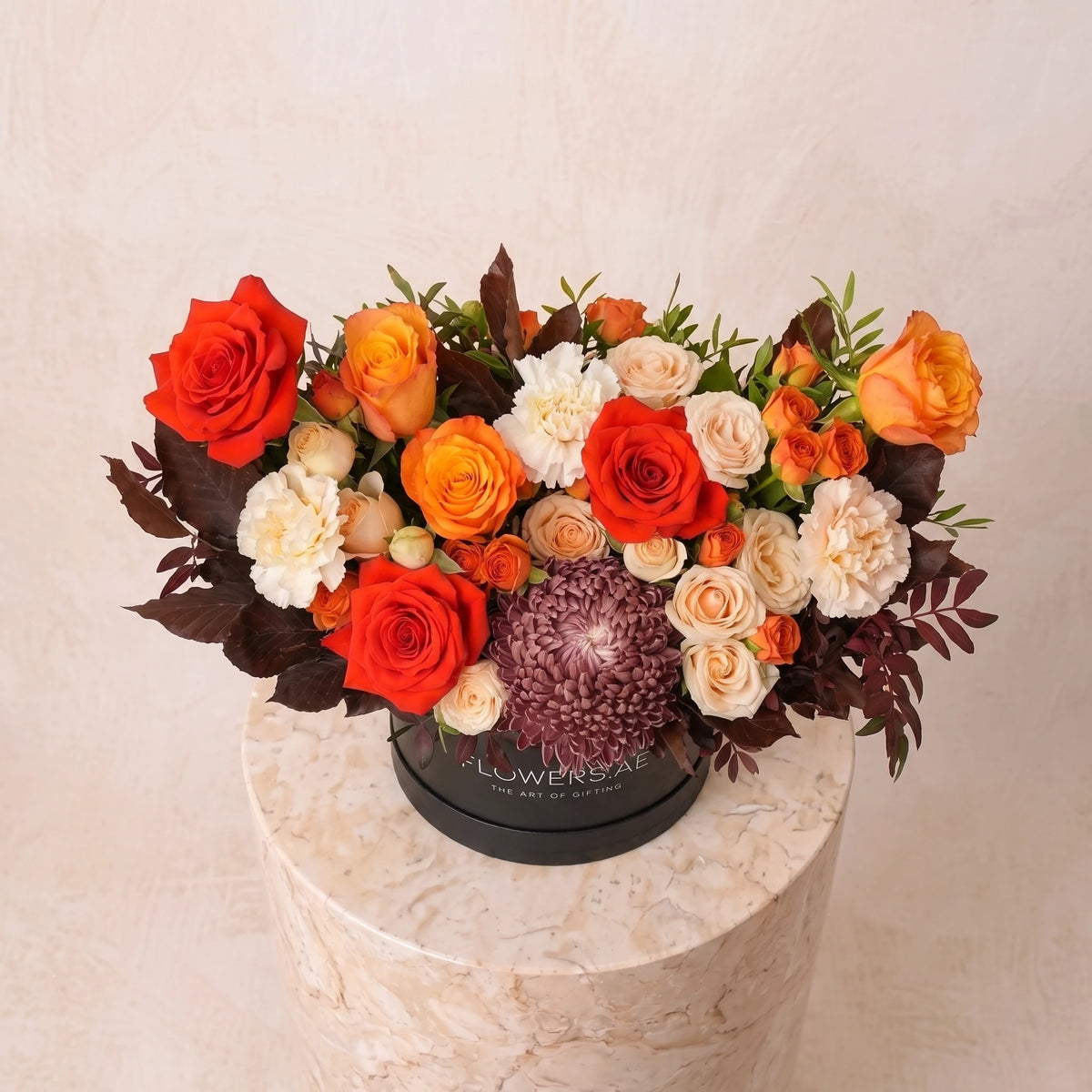 Petite Rustic Blush Hatbox