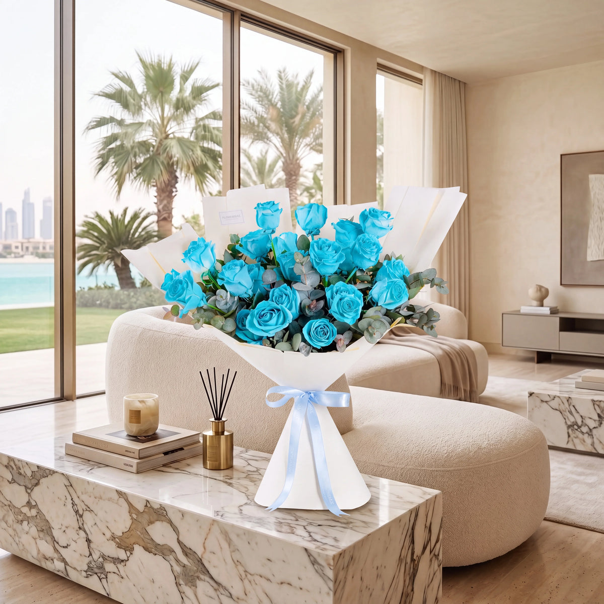 25 Tiffany Blue Roses
