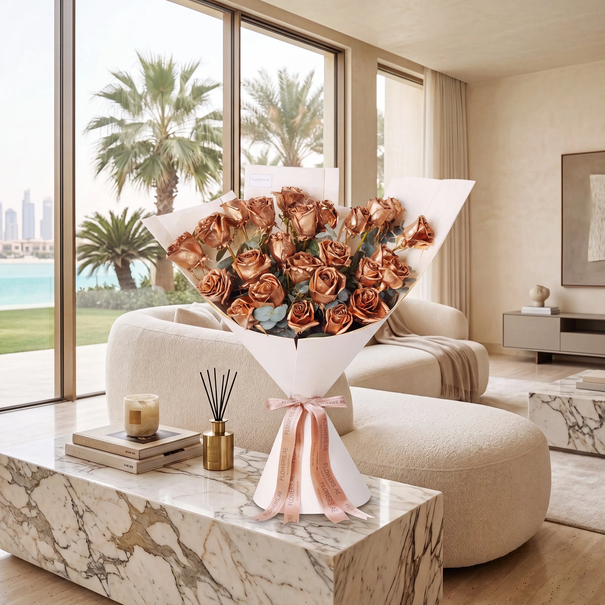25 Gold Roses