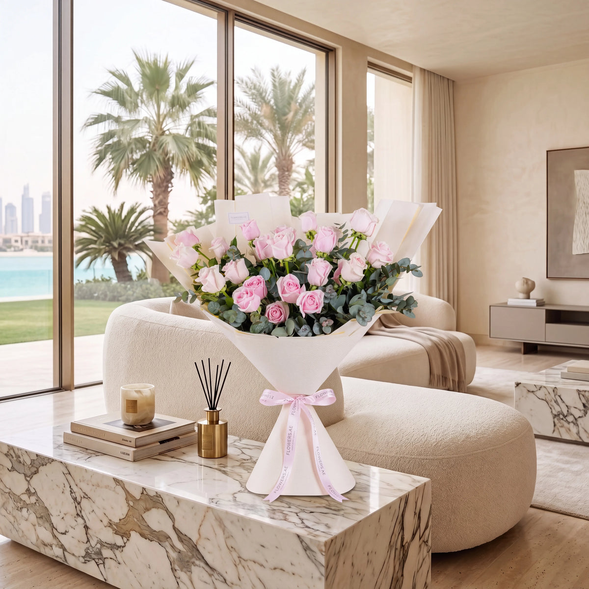 25 Pink Roses