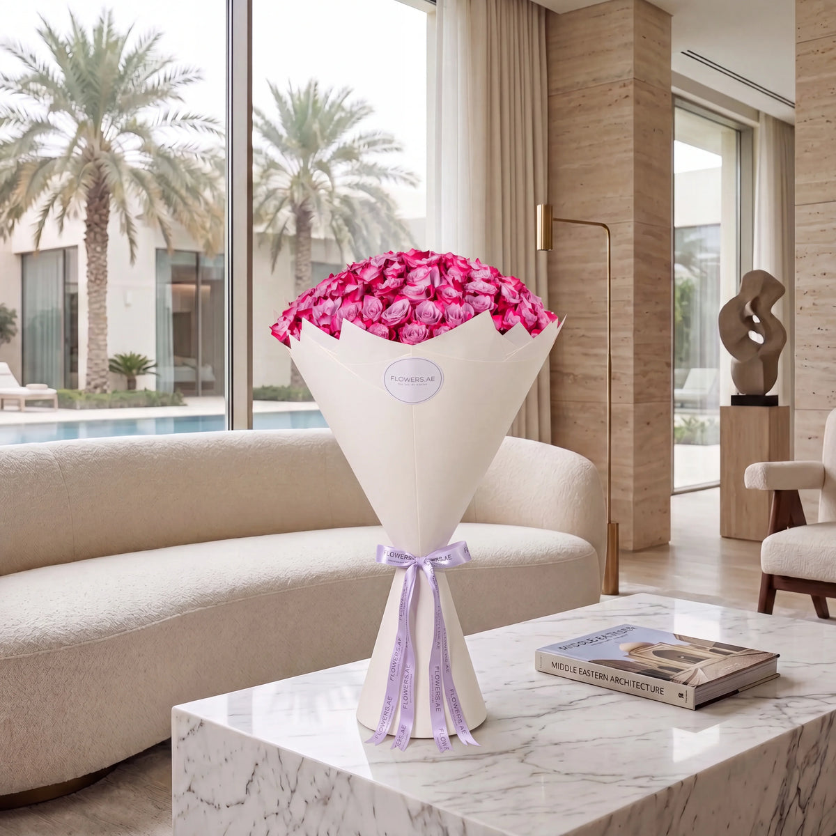 50 Purple Roses