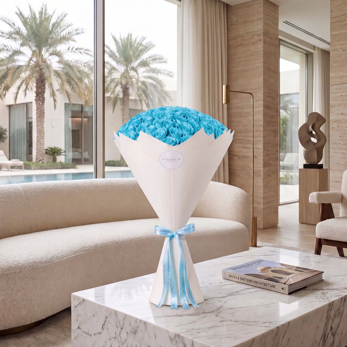 50 Tiffany Blue Roses