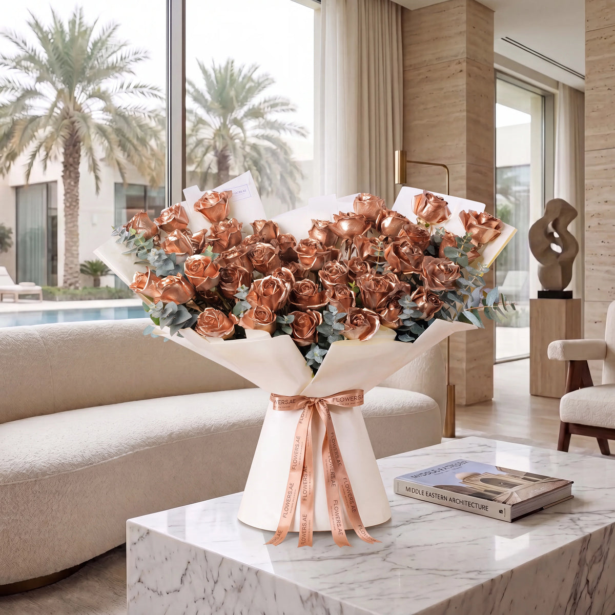 50 Gold Roses