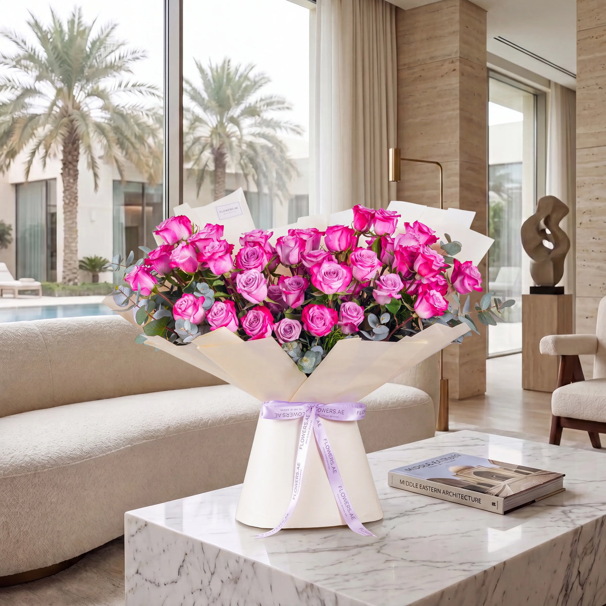 50 Purple Roses
