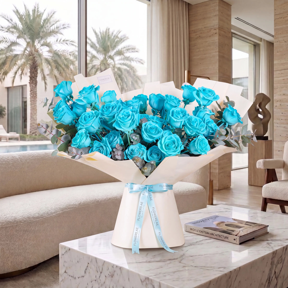 50 Tiffany Blue Roses
