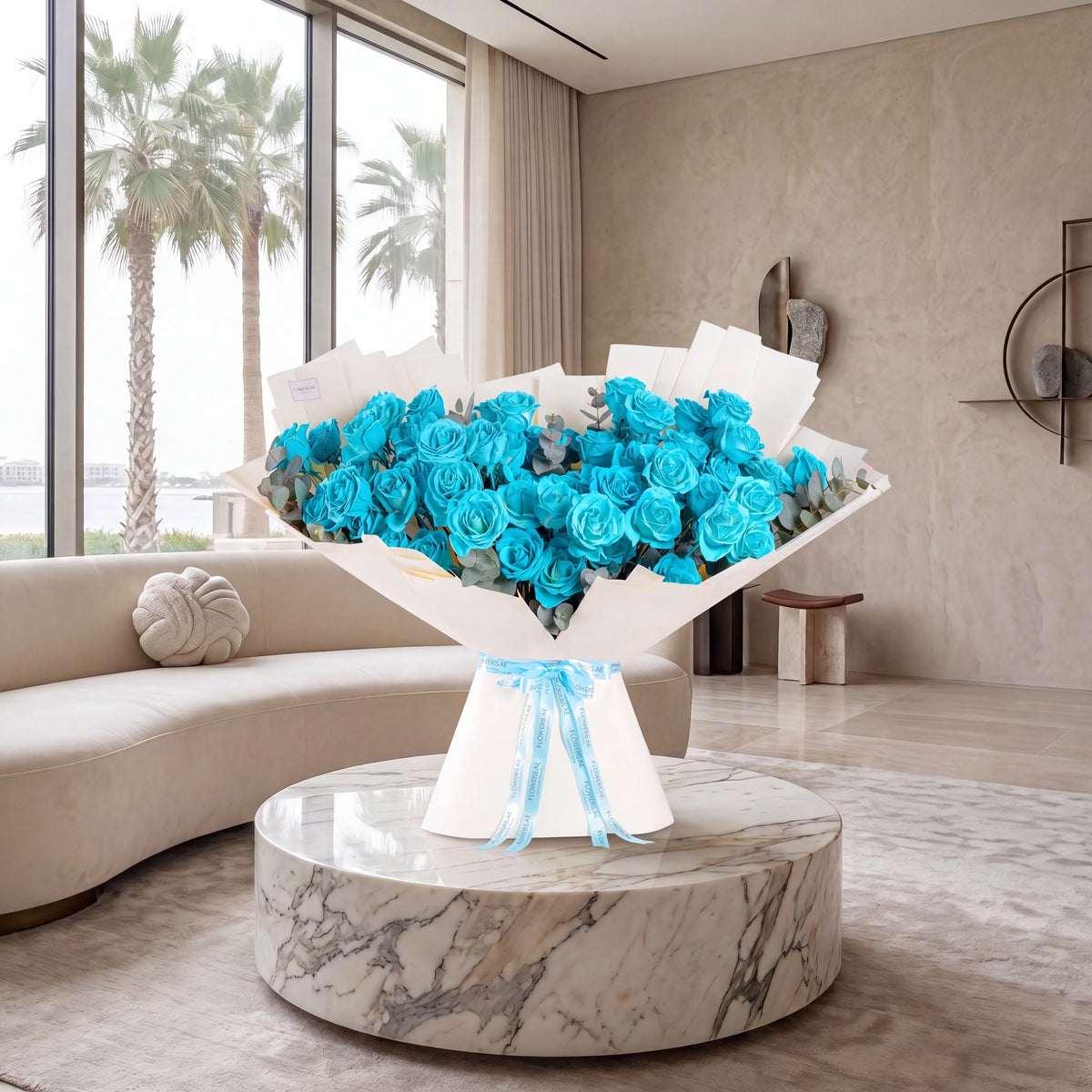 100 Tiffany Blue Roses